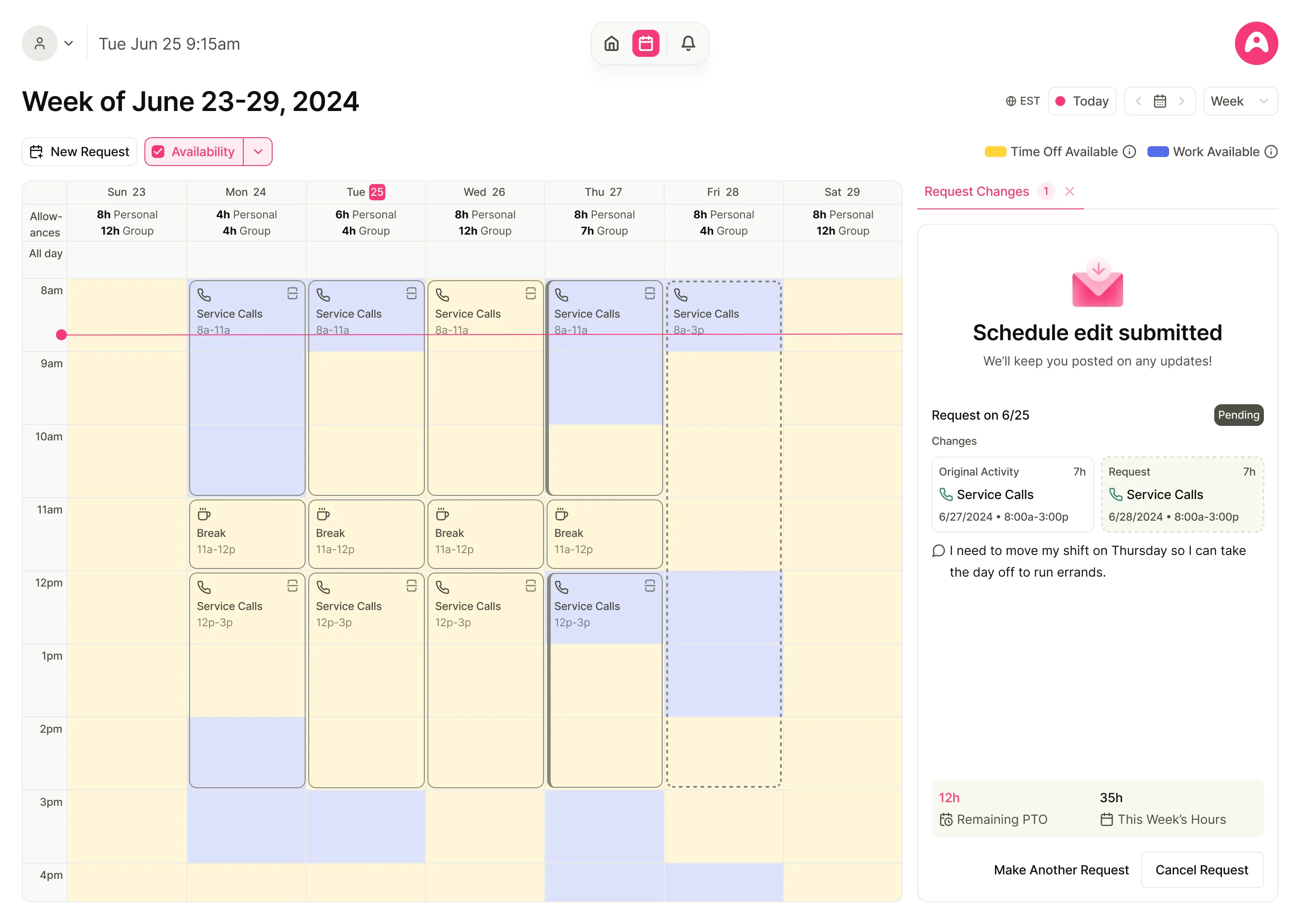 Designing Complex Scheduling Interfaces