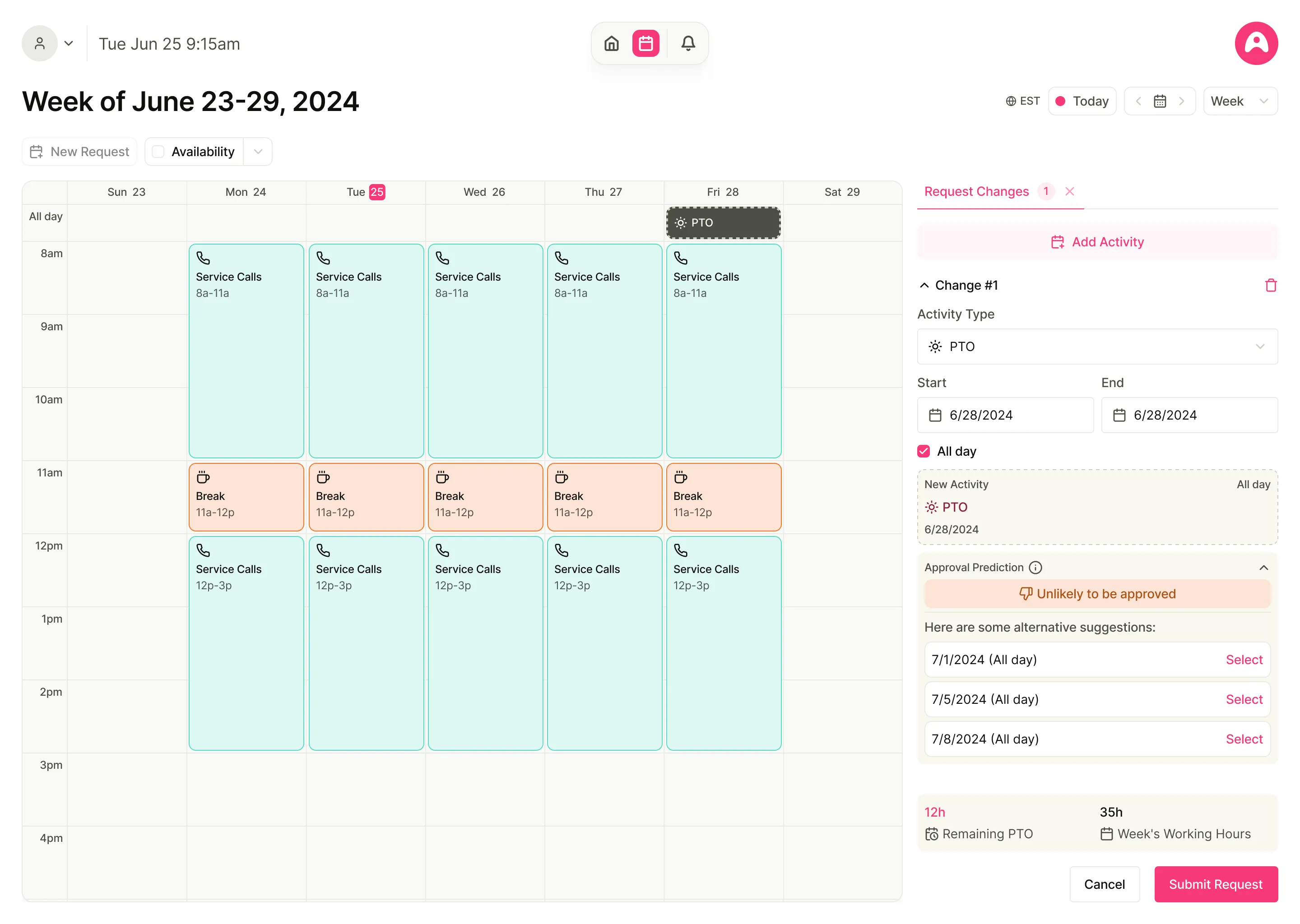 Designing Complex Scheduling Interfaces